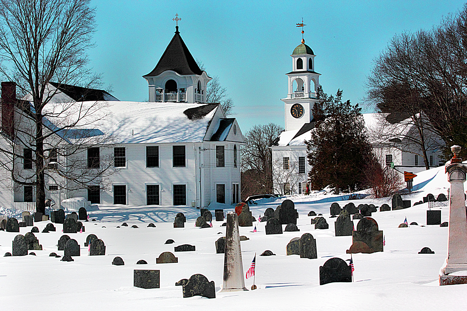 Figure 1 - The Old Burial Ground, Sudbury, MA (c) DEWolf 2013