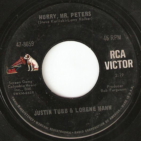 Figure 2 - The RCA Victor record label not copywritten and in the public domain.