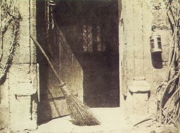 Figure 1 Henry Fox Talbot "The Open Door" from his "Pencil of Nature, 1844.  From the Wikicommons and in the public domain because of expired copyright.